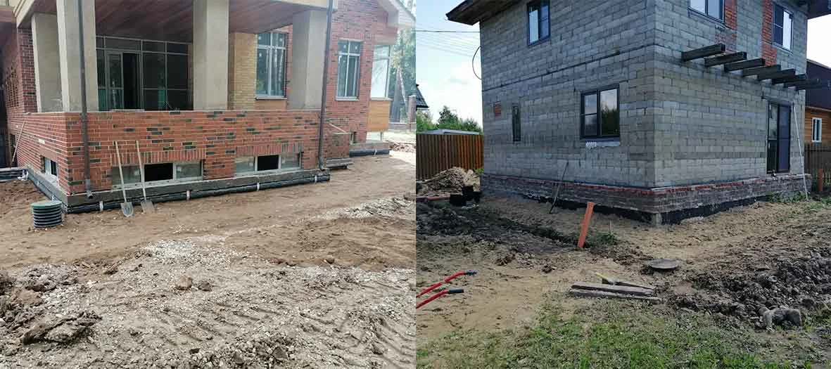 дом без отмостки